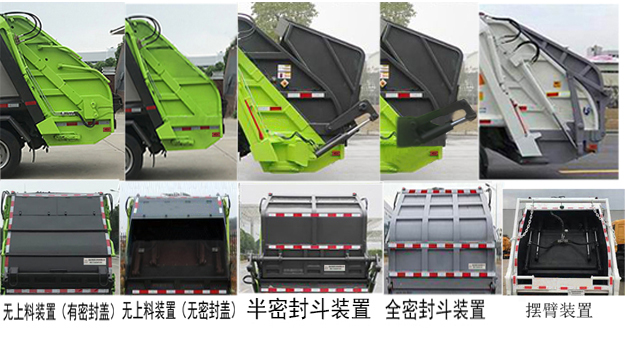帝王环卫牌HDW5074ZYSBJ6压缩式垃圾车公告图片