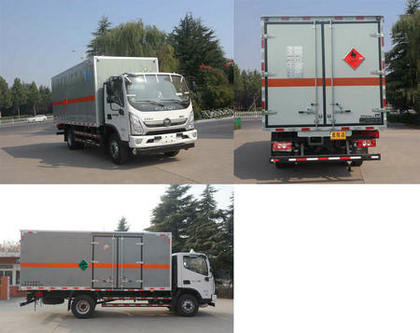 春星牌ZZT5101XRQ-6易燃?xì)怏w廂式運(yùn)輸車公告圖片