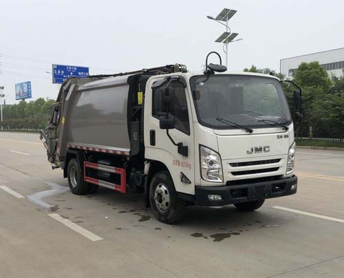 专威牌HTW5081ZYSJ6YQ压缩式垃圾车公告图片