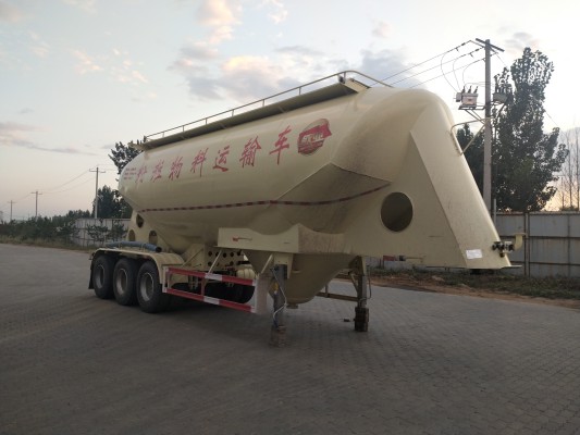 敬业牌10.3米33.3吨3轴中密度粉粒物料运输半挂车(PJY9401GFL)