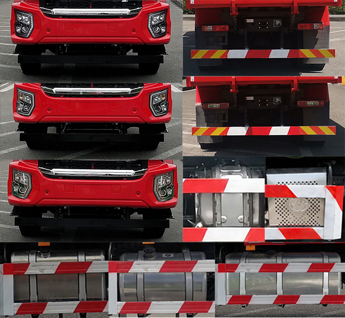 紅巖牌CQ5257ZLJED12404自卸式垃圾車(chē)公告圖片