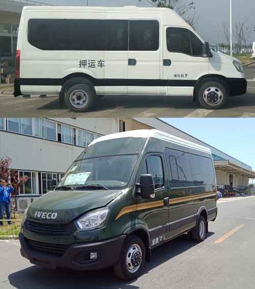 依維柯牌NJ5046XYUFE2押運車公告圖片