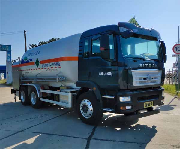 五峰牌JXY5260GDY低溫液體運輸車公告圖片