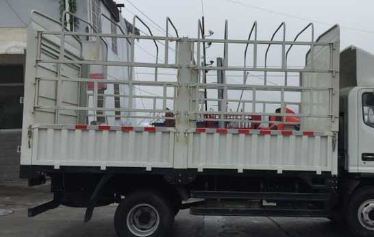 江淮牌HFC5091CCYP91K2C6V倉柵式運輸車公告圖片