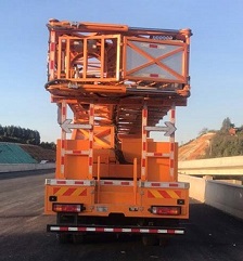 陜汽牌SX5320JQJ橋梁檢測車公告圖片