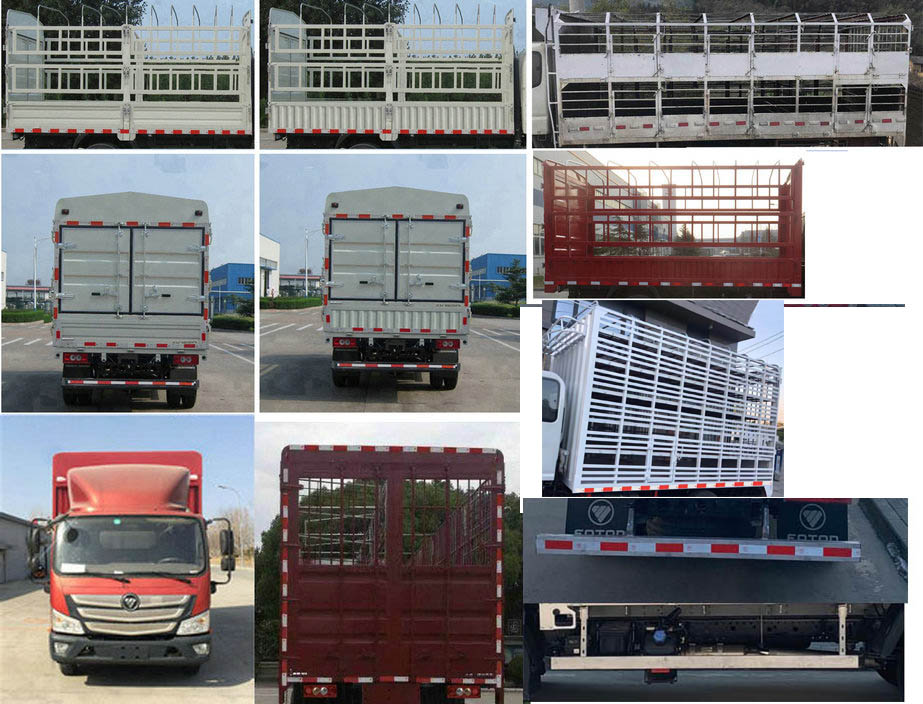 福田牌BJ5048CCQ-FK畜禽运输车公告图片