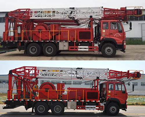 五岳牌TAZ5305TXJA修井機(jī)公告圖片