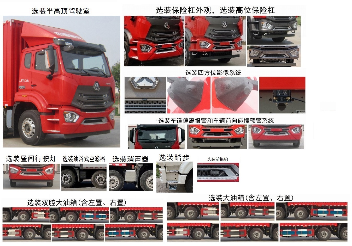 豪瀚牌ZZ5315XYKN4666E1翼開(kāi)啟廂式車(chē)公告圖片