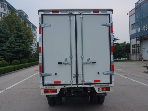 福田牌BJ5032XXY4AV5-01廂式運(yùn)輸車公告圖片