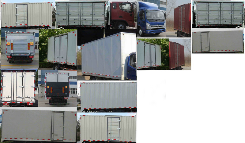 福田牌BJ5045XXY8JDA-AB2廂式運(yùn)輸車公告圖片