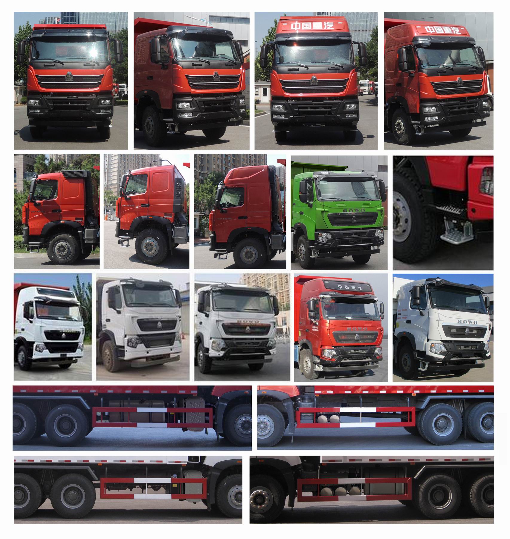 豪沃牌ZZ5257ZLJV414HF1自卸式垃圾車公告圖片