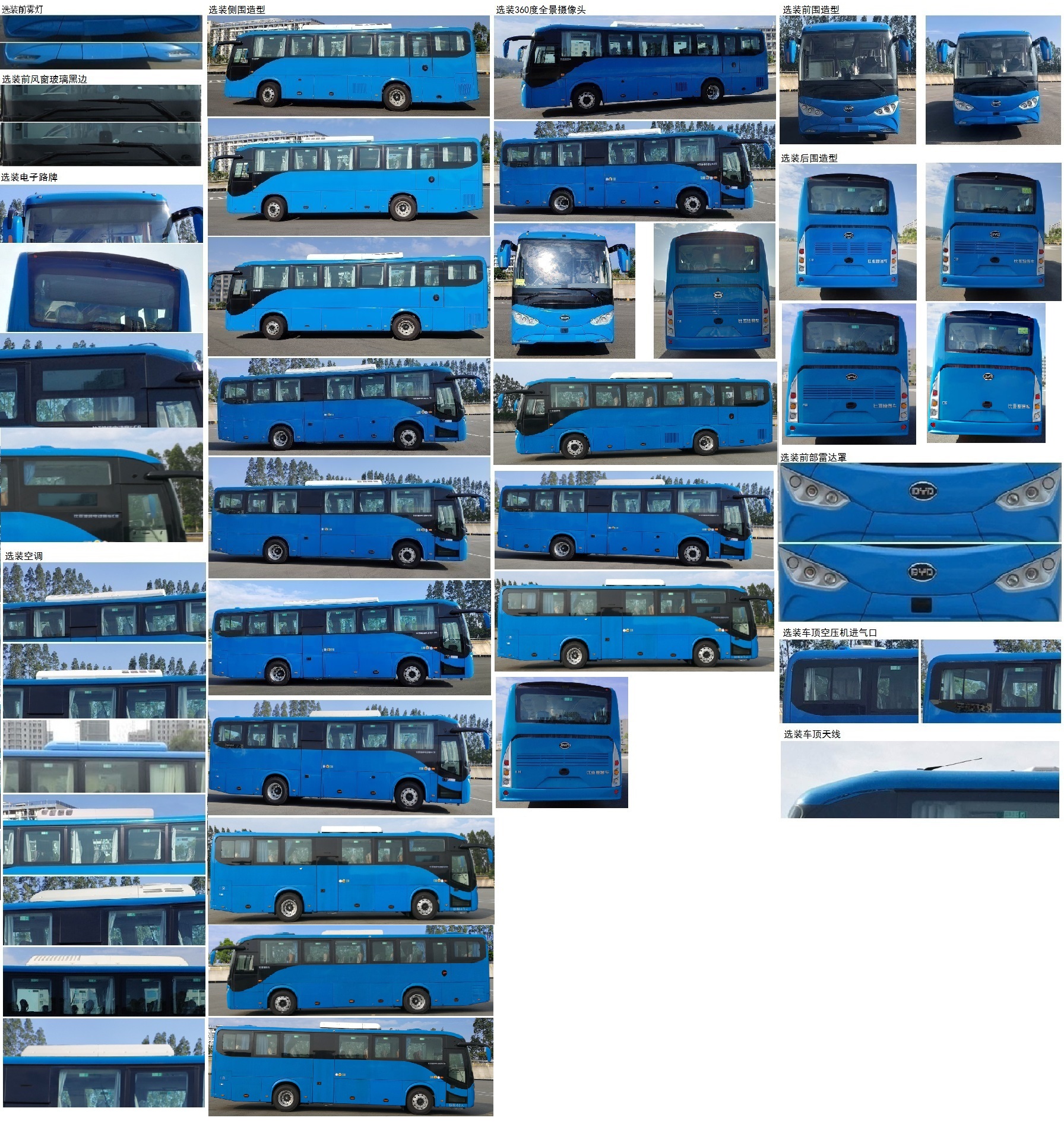 比亚迪牌BYD6112HGEV纯电动城市客车公告图片