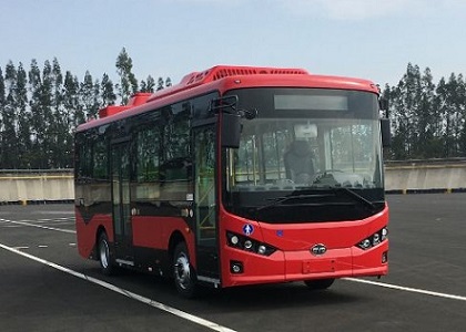 比亚迪牌BYD6810HZEV11纯电动城市客车图片