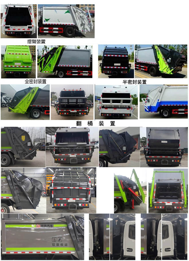 楚勝牌CSC5081ZYSJH6壓縮式垃圾車公告圖片