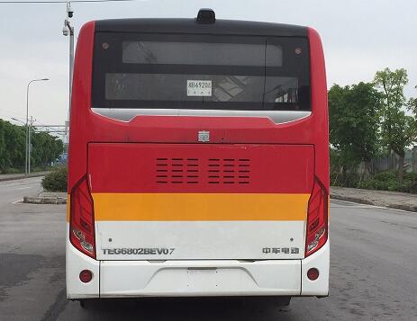 中国中车牌TEG6802BEV07纯电动城市客车公告图片