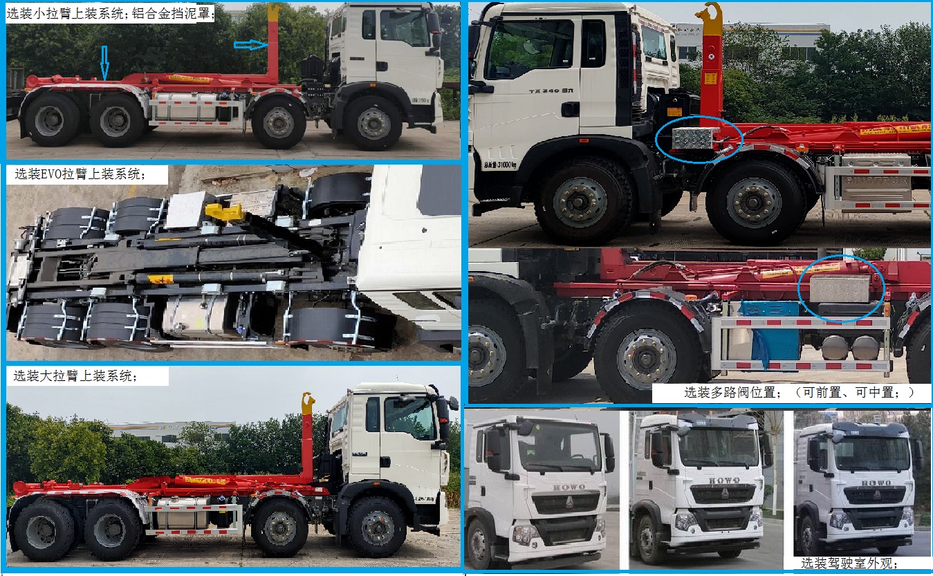 銀寶牌SYB5312ZXXZZ6車廂可卸式垃圾車公告圖片