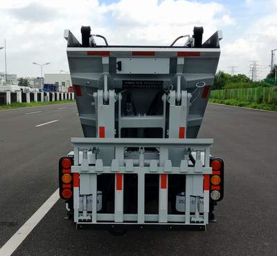 中集牌ZJV5040ZZZHBNBEV纯电动自装卸式垃圾车公告图片