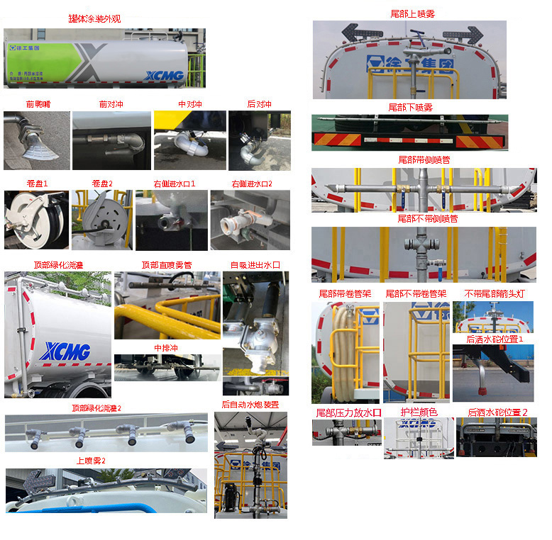 徐工牌DXA5180GPSL6綠化噴灑車公告圖片