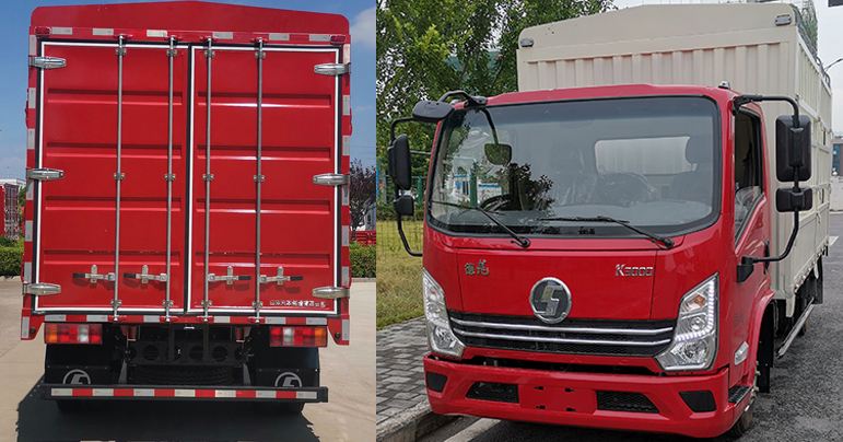 陜汽牌YTQ5091CCYKJ331倉柵式運輸車公告圖片