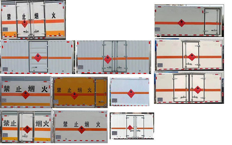 舜德牌SDS5040XRQSH6易燃?xì)怏w廂式運(yùn)輸車公告圖片