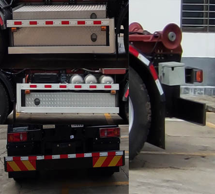 東風(fēng)牌EQ5320ZXXSBEV純電動(dòng)車(chē)廂可卸式垃圾車(chē)公告圖片