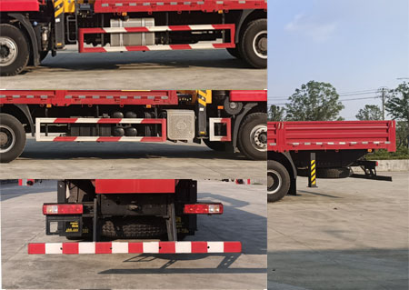 帕菲特牌PFT5252JSQD6A隨車起重運輸車公告圖片