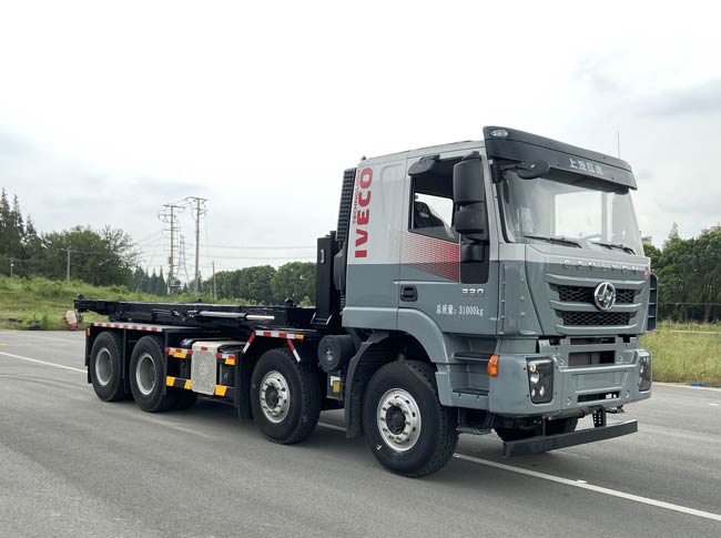 紅巖牌CQ5317ZXXHD10306車廂可卸式垃圾車公告圖片