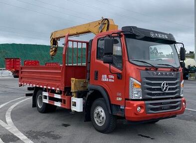 大運牌DYQ5111JSQD6AB隨車起重運輸車公告圖片