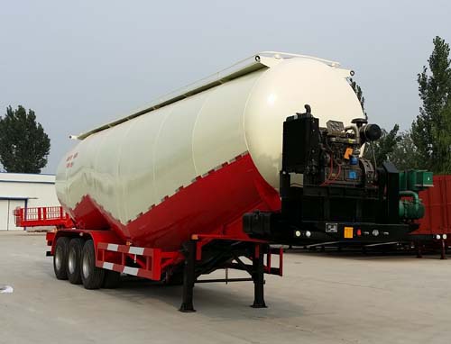 粱锋牌12米29吨3轴低密度粉粒物料运输半挂车(LYL9407GFL)