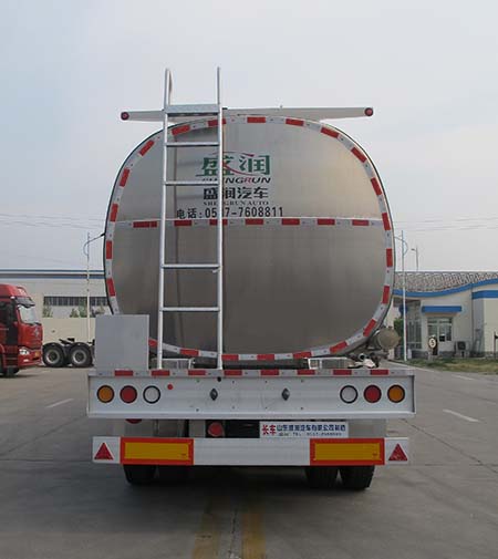 盛润牌SKW9401GYSL铝合金液态食品运输半挂车公告图片