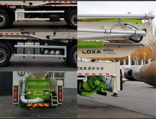 福田牌BJ5449THB-XD混凝土泵車公告圖片