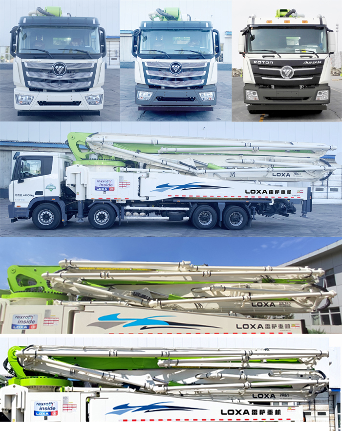 福田牌BJ5449THB-XD混凝土泵車公告圖片