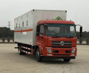 東風(fēng)牌DFH5160XRQBX2JV易燃氣體廂式運輸車公告圖片