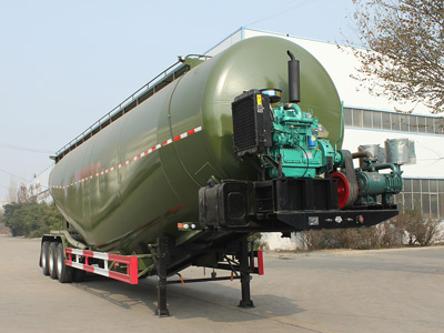 岱阳牌13.1米29.3吨3轴低密度粉粒物料运输半挂车(TAG9405GFLQ)