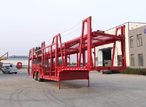 鲁英牌13.8米14.8吨2轴车辆运输半挂车(JGT9220TCL)