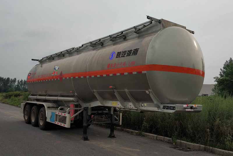陕汽牌SHN9400GRYP448铝合金易燃液体罐式运输半挂车图片