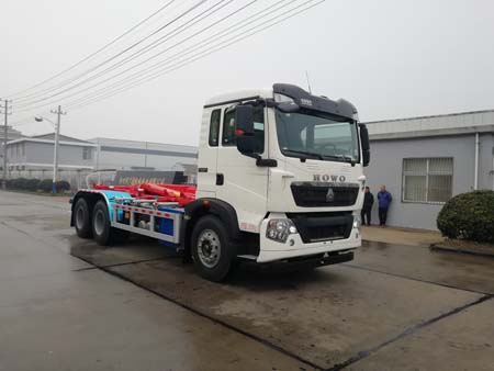 三聯(lián)牌YSY5258ZXXE6車廂可卸式垃圾車公告圖片