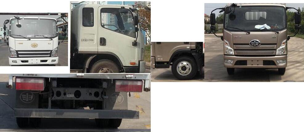 解放牌CA5110CCYP40K62L2E6A84倉柵式運(yùn)輸車公告圖片