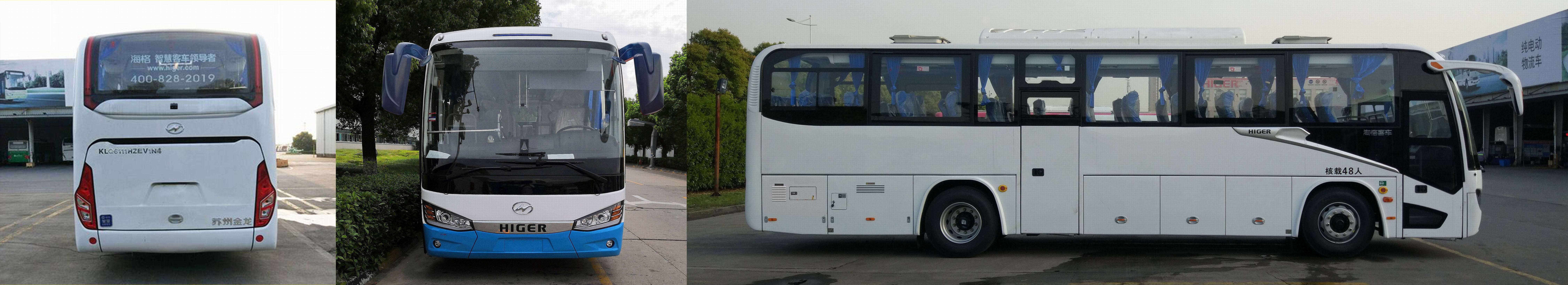 海格牌KLQ6111HZEV1N4纯电动客车公告图片