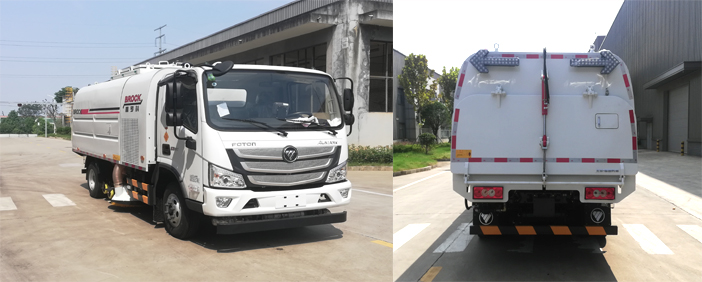 福田牌BJ5084TSLE6-H2掃路車公告圖片