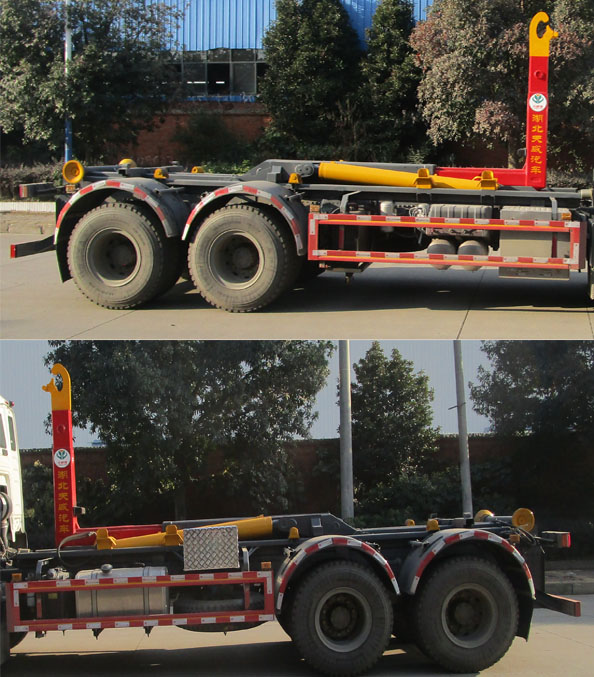 天威緣牌TWY5250ZXXE6車廂可卸式垃圾車公告圖片