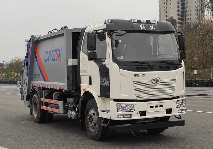 重特牌QYZ5182ZYSCA6壓縮式垃圾車(chē)公告圖片