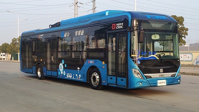 中国中车牌TEG6120FCEV03燃料电池城市客车公告图片