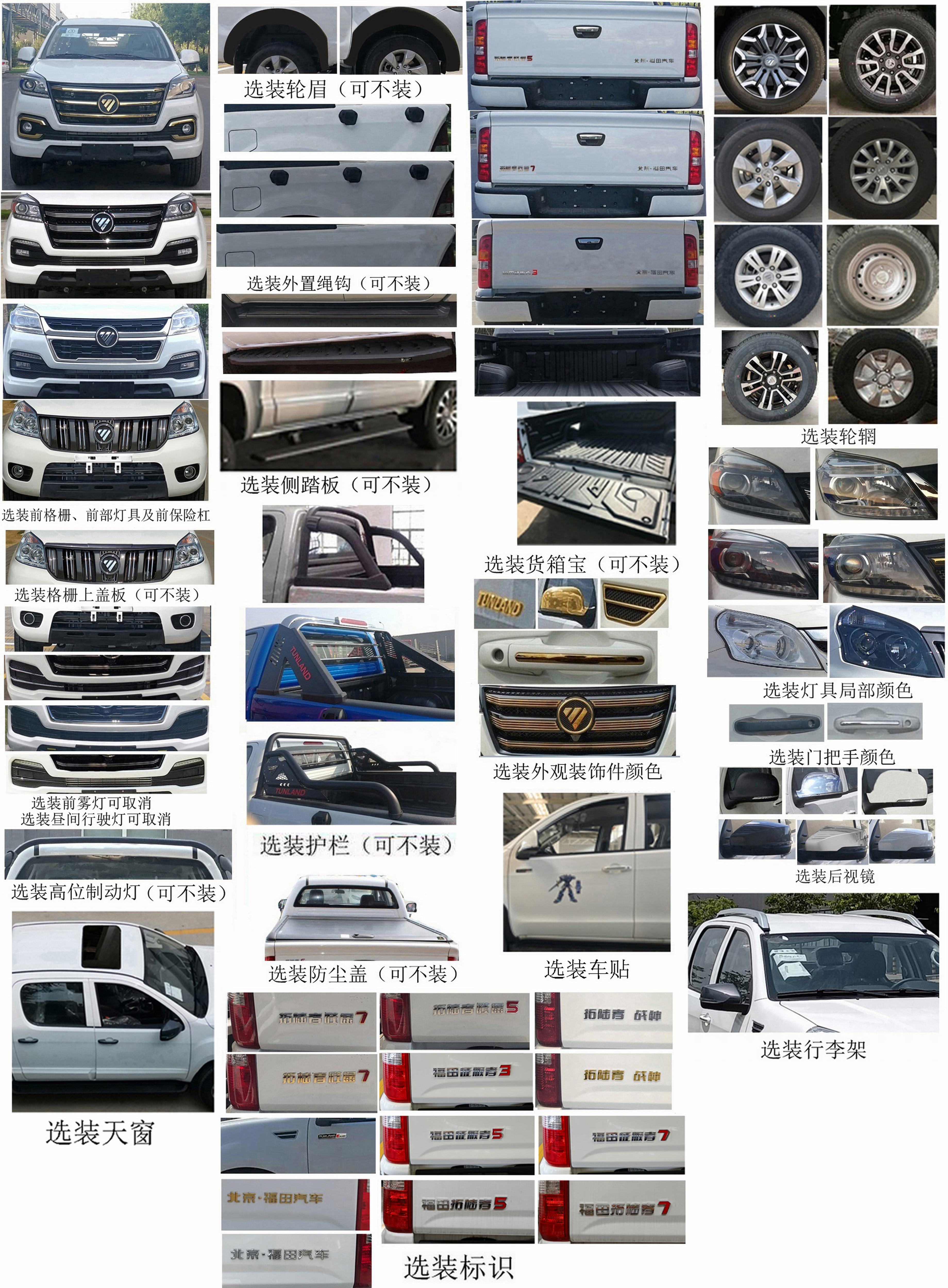 福田牌BJ1037V3MV6-1D多用途货车公告图片