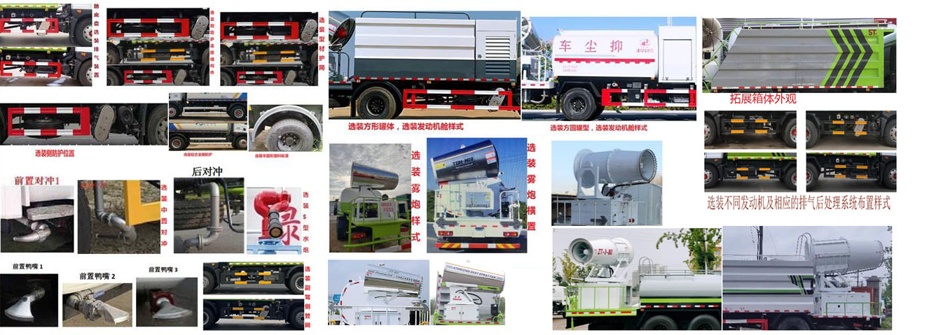 豐霸牌STD5185TDYGF6多功能抑塵車(chē)公告圖片