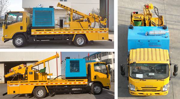 路鑫牌NJJ5100TQX6護(hù)欄搶修車(chē)公告圖片