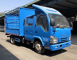 五十鈴牌QL5040CCYBUHW倉柵式運(yùn)輸車公告圖片