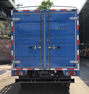 五十鈴牌QL5040CCYBUHW倉柵式運(yùn)輸車公告圖片