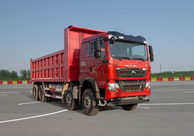 豪沃牌ZZ5317ZLJV426GF1L自卸式垃圾車公告圖片