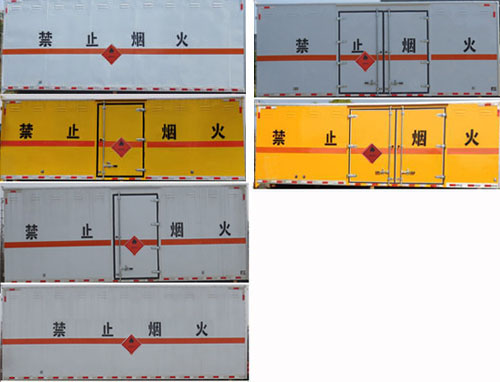 江特牌JDF5180XRYC6易燃液体厢式运输车公告图片